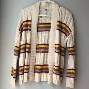 Madewell Striped Diaz Open Cardigan
